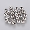Tarnish Resistant 304 Stainless Steel Hollow Round Seamed Beads, for Jewelry Craft Making, Stainless Steel Color, 6x5mm, Hole: 2.4mm