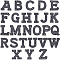 GORGECRAFT 26Pcs Glitter Alphabet Patches Black Rhinestone Iron On Patch A-Z Sew On Patches Bling Letter Applique Alphabet Stickers Embroidered Patches for Hats Shirts Shoes Jeans Bags DIY Crafts