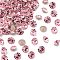 Preciosa® MAXIMA Crystal Round Stones, Czech Crystal, Dura Foiling, Round(431 11 615 Chaton), 70020 Light Rose, SS45(9.85~10.2mm)