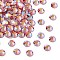 Preciosa® MAXIMA Crystal No Hotfix Flatback Stones, Czech Crystal, Dura Foiling, Round(438 11 615 Chaton Rose), 90350 200 Padparadscha AB, SS16(3.8~4mm)