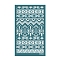 Polyester Silk Screen Printing Stencil, Reusable Polymer Clay Silkscreen Tool, for DIY Polymer Clay Earrings Making, Rhombus, 15x9cm