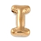 Ion Plating(IP) 304 Stainless Steel Pendants, Real 18K Gold Plated, Letter I, 18.5x11x4.5mm, Hole: 2mm