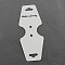 Cardboard Bracelet Display Cards, WhiteSmoke, 108x44x0.3mm