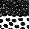Preciosa® MAXIMA Crystal Fancy Stones, Czech Crystal, 435 12 601 Oval, Unfoiled, 23980 Jet, 8x6mm
