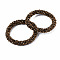 Bling Cutted Glass Bead Braided Stretch Bracelet, Womens Fashion Jewelry, Sienna, Inner Diameter: 1-3/4 inch(4.5cm)