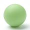 Food Grade Eco-Friendly Silicone Beads, Round, Lawn Green, 8~10mm, Hole: 1~2mm