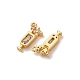 Латунные микро проложить кубического циркония подвески KK-K382-28G-03-2