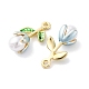 Подвески из эмали и сплава FIND-M060-22G-04-2