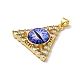 Настоящие кулоны из латуни KK-L209-007G-09-2