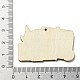 Дерева кулон WOOD-H107-04-13-3