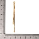 Латунная цепочка с кисточками и коробкой большие подвески KK-G510-13G-3