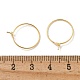 Латунная фурнитура для хооп серег KK-H503-33G-01-3