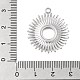 Подвески из нержавеющей стали 304 с защитой от потускнения STAS-D192-08P-3
