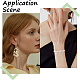 100 шт. 2-х цветные подвески из нержавеющей стали 304 STAS-SC0006-86-5
