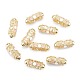 Настоящие позолоченные бусины из латуни 18k KK-A155-23G-C-2