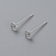 Фурнитура для сережек-гвоздиков из нержавеющей стали 304 STAS-H436-25S-6mm-1