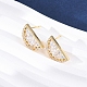 Серьги-гвоздики из циркония EJEW-Q015-15G-3