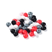 Rondelle пищевые экологически чистые силиконовые фокусные бусины SIL-F003-07F