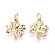 Латунные микро проложить кубического циркония подвески KK-T071-98G