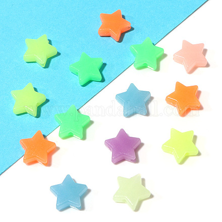 Светящиеся акриловые бусины LUMI-PW0001-174B-1