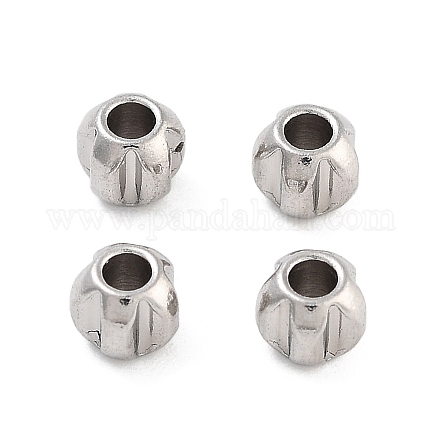 Бусины из нержавеющей стали 201 STAS-B072-18A-P-1
