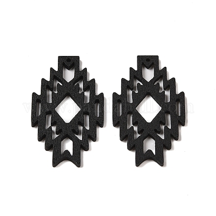 Подвески из окрашенного дерева тополя WOOD-S060-01C-1