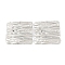 Non-Tarnish 304 Stainless Steel Pendants, Square Charm, Textured, Stainless Steel Color, 27x28x3mm, Hole: 2mm