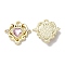 Eco-Friendly Alloy Pendants, with Glass, Heart, Pink, 16x17x4mm, Hole: 1.5mm