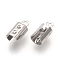 Tarnish Resistant 201 Stainless Steel Cord Ends, Stainless Steel Color, 10x4.5x4mm, Hole: 1.2mm, inner: 6x3.5mm