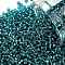 TOHO Round Seed Beads, Japanese Seed Beads, (23BDA) Green Aqua Silver Lined, 11/0, 2.2mm, Hole: 0.8mm, about 50000pcs/pound