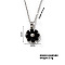 Shiny Flower Necklace with European and American Fashion Temperament