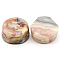 Natural Crazy Agate Display Base Stand Holder for Crystal, Crystal Sphere Stand, 2.7x1.2~1.4cm