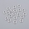 304 Stainless Steel Jump Rings, Open Jump Rings, Silver Color Plated, 20 Gauge, 4x0.8mm, Inner Diameter: 2.5mm