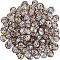 Flatback Glass Cabochons for DIY Projects, Dome/Half Round, Mixed Color, 18x5mm, 140pcs/box