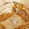 Non-Tarnish Stainless Steel Cat Pendant Necklace, Stainless Steel Color, 17.72 inch(45cm)