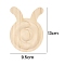 Wooden Bracelet Display Trays for Bracelet Showing, Rabbit, 13x9.5cm