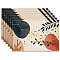 6Pcs Polyester Table Cloth, for Dining Table Decoration, Rectangle, Mixed Shapes, 300x450mm