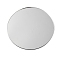 (Defective Closeout Sale: No Film) Flat Round Shape Glass Mirror, for Folding Compact Mirror Cover Molds, Gainsboro, 76x1.5mm