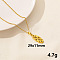 304 Stainless Steel Knot  Pendant Necklaces, Cable Chain Necklaces