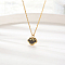 Vintage Stainless Steel Cloud Pendant for Women's Daily Wear