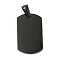 304 Stainless Steel Pendants, Rectangle Charm, Electrophoresis Black, 25x15x2mm, Hole: 7.5x3.5mm