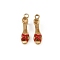 304 Stainless Steel Charms, with Enamel, High-heeled Shoes Charm, Real 14K Gold Plated, Red, 14.5x7.5x4mm, Hole: 1.2mm