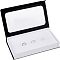 Cardboard Boxes, with PVC Clear Window, Jewelry Box, with Magnetic, Rectangle, White, 15x26.2x3.9cm, Inner Size: 14.2x24.7x1.25cm