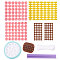 CHGCRAFT 3Sets Letter Stamps Clay Craft Tools Sets Decorating Clay Tool Embosser Stamp Mold Alphabet Number Stamp for Clay DIY Project