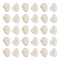 Shell Pendants, 21.5~24.5x27~30.5x8.5~11.5mm, Hole: 1.5~1.6mm, about 80~100pcs/box