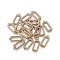 Alloy Links connectors, Cadmium Free & Nickel Free & Lead Free, Rectangle, Antique Bronze, 30x11.5x2mm, Hole: 2mm