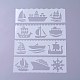 Пластиковый детский шаблон трафарета для рисования DIY-P003-J07-1