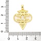 Латунные подвески с кубическим цирконием KK-D536-02G-3