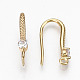 Латунные крючки для серьги из чистого циркония KK-R117-061-NF-3