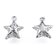 Латунные подвески из прозрачного кубического циркония KK-L207-001P-1